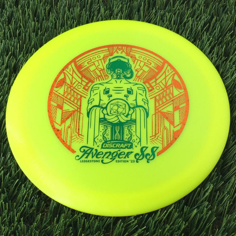 Discraft Big Z Collection Avenger SS with 2023 Ledgestone Edition - Wave 2 Stamp - 174g Yellow