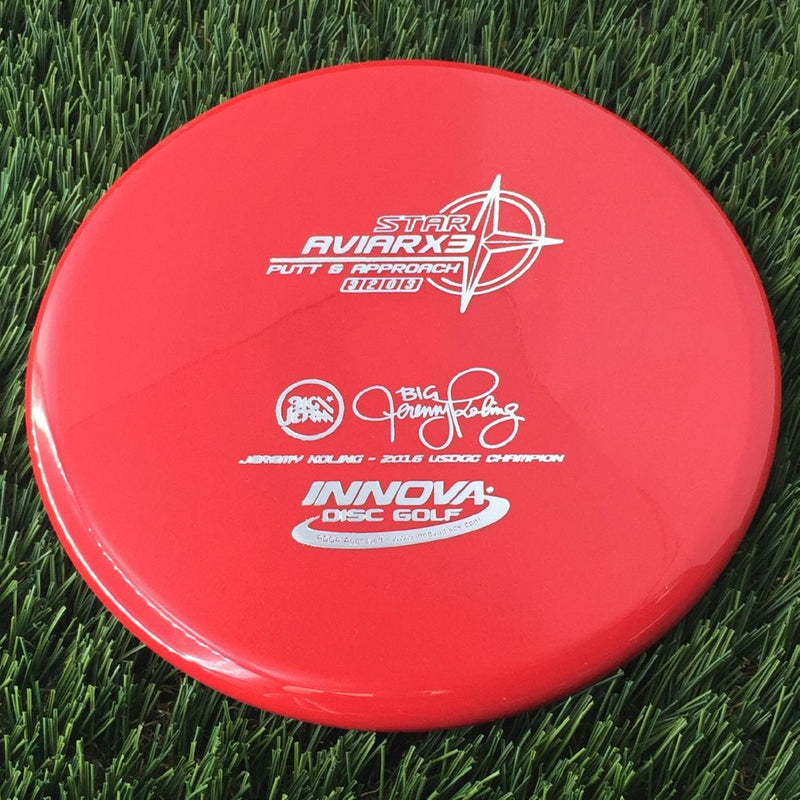 Innova Star AviarX3 with Big Jerm - Jeremy Koling - 2016 USDGC Champion Stamp - 175g Red