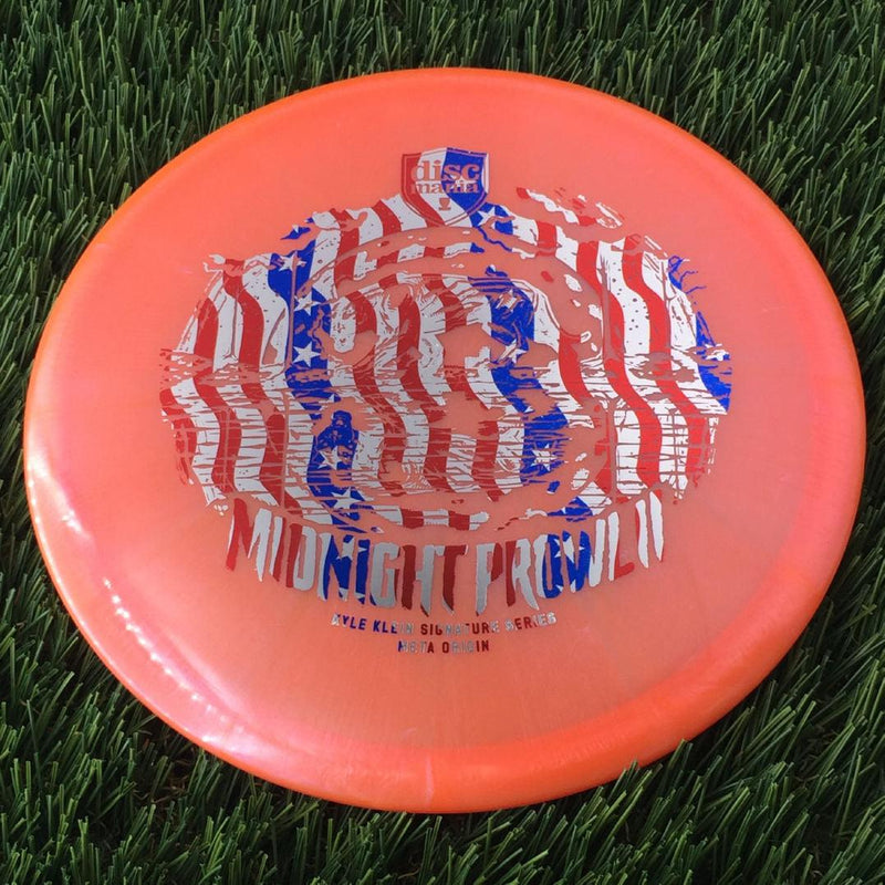 Discmania Evolution Meta Origin with Midnight Prowl II(2) - Kyle Klein Signature Series Stamp - 177g - Translucent Orange