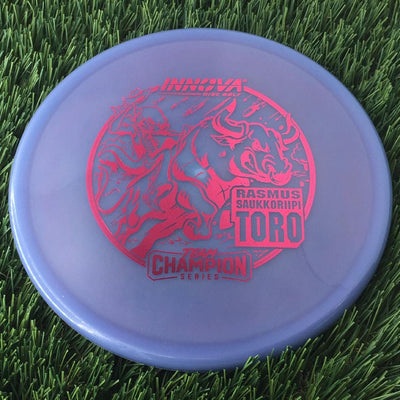 Innova Proto Glow Champion Toro with Rasmus Saukkoriipi Team Champion Series 2025 Stamp - 175g - Translucent Blurple