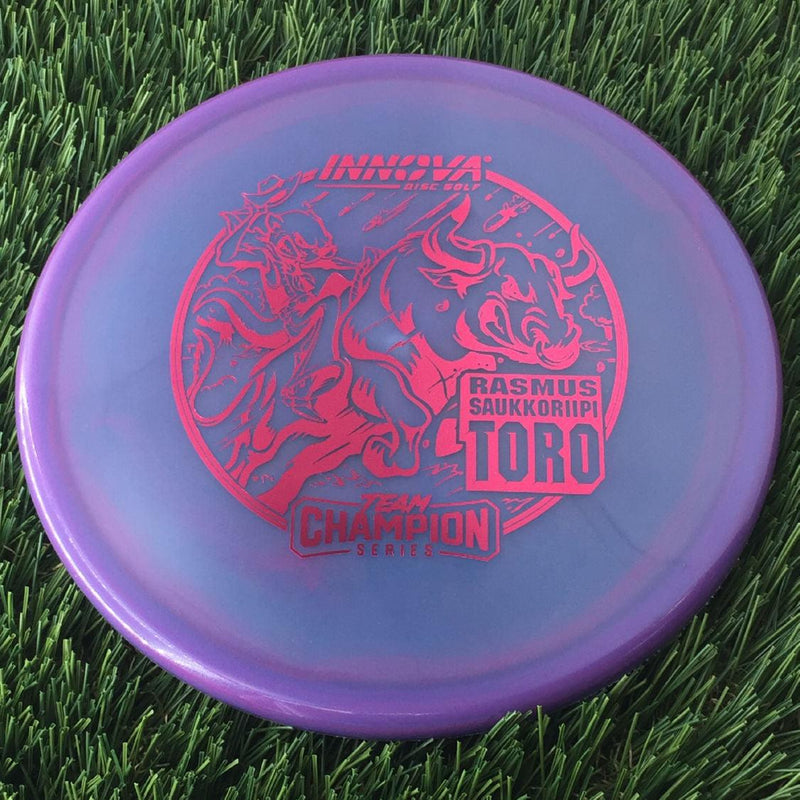 Innova Proto Glow Champion Toro with Rasmus Saukkoriipi Team Champion Series 2025 Stamp - 175g - Translucent Blurple