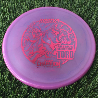 Innova Proto Glow Champion Toro with Rasmus Saukkoriipi Team Champion Series 2025 Stamp - 175g - Translucent Purple