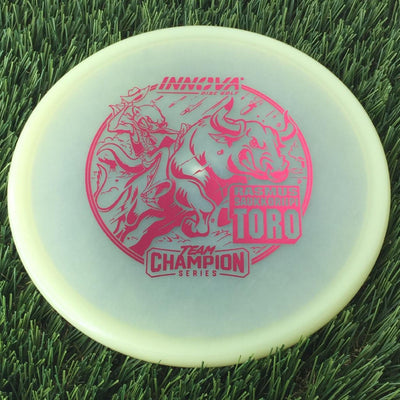 Innova Proto Glow Champion Toro with Rasmus Saukkoriipi Team Champion Series 2025 Stamp - 175g - Translucent Glow