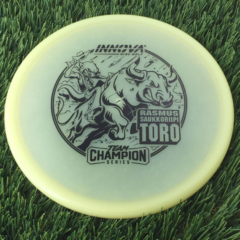 Innova Proto Glow Champion Toro with Rasmus Saukkoriipi Team Champion Series 2025 Stamp - 175g - Translucent Glow