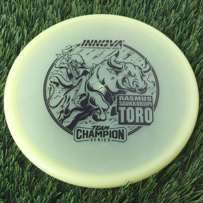 Innova Proto Glow Champion Toro with Rasmus Saukkoriipi Team Champion Series 2025 Stamp - 175g - Translucent Glow