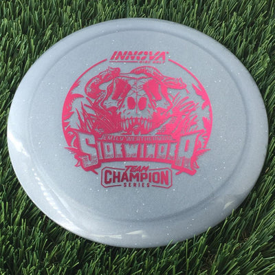 Innova Moondust Champion Sidewinder with Emily Weatherman Team Champion Series 2025 Stamp - 171g - Translucent Grey