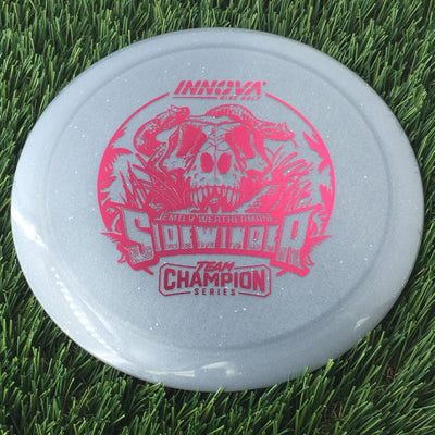 Innova Moondust Champion Sidewinder with Emily Weatherman Team Champion Series 2025 Stamp - 171g - Translucent Grey