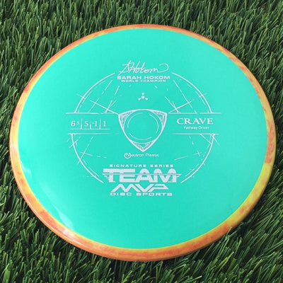 Axiom Neutron Crave with Sarah Hokom World Champion Signature Series Team MVP Stamp - 172g Turquoise Green