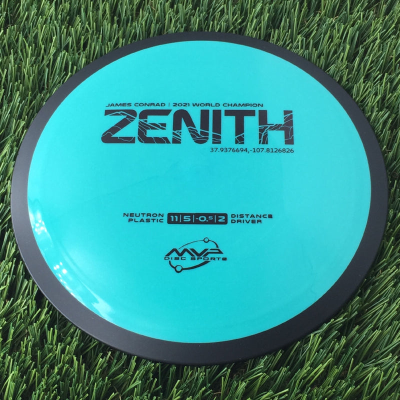 MVP Neutron Zenith with James Conrad | 2021 World Champion Stamp - 167g Turquoise Blue