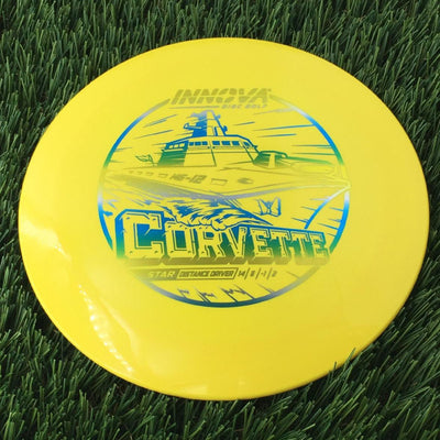 Innova Star Corvette with Burst Logo Stock Stamp - 175g Yellow