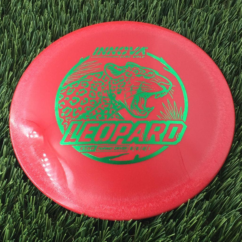 Innova Star Leopard with Burst Logo Stock Stamp - 149g Red