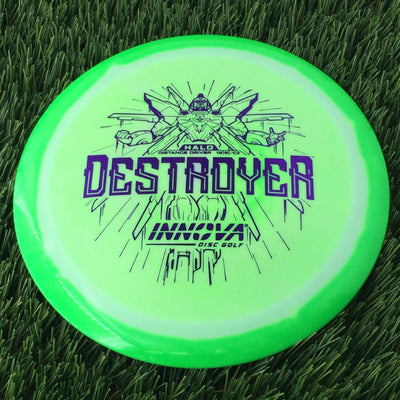 Innova Halo Star Destroyer with Burst Logo Stock Stamp - 170g Green