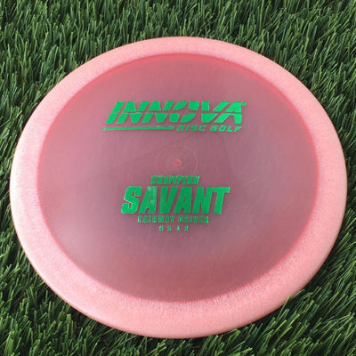 Innova Champion Savant with Burst Logo Stock Stamp - 149g - Translucent Salmon Pink