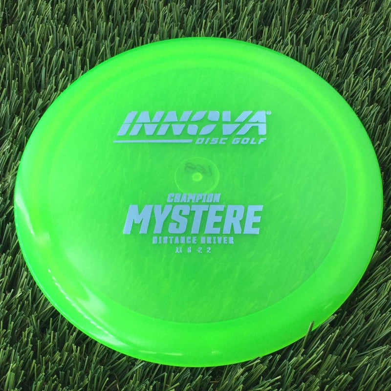 Innova Champion Mystere with Burst Logo Stock Stamp - 168g - Translucent Green