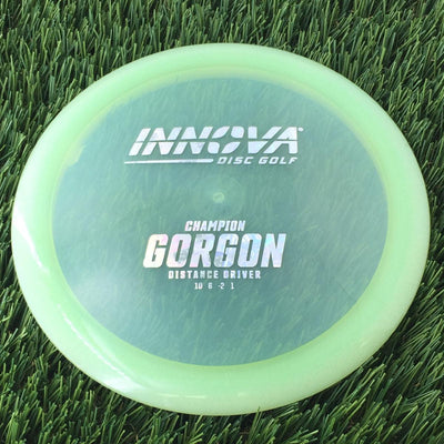 Innova Champion Gorgon with Burst Logo Stock Stamp - 168g - Translucent Pale Green