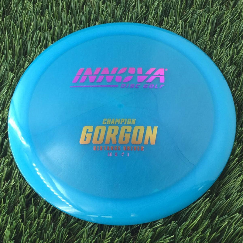 Innova Champion Gorgon with Burst Logo Stock Stamp - 175g - Translucent Blue