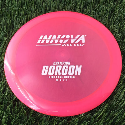 Innova Champion Gorgon with Burst Logo Stock Stamp - 171g - Translucent Pink