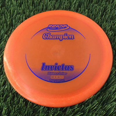 Innova Champion Invictus with Circle Fade Stock Stamp - 171g - Translucent Orange