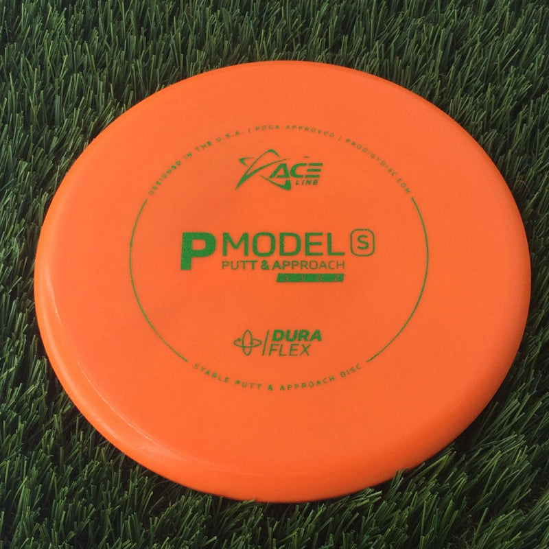 Prodigy Ace Line DuraFlex P Model S with Cale Leiviska 2021 Bottom Stamp Stamp - 174g Orange