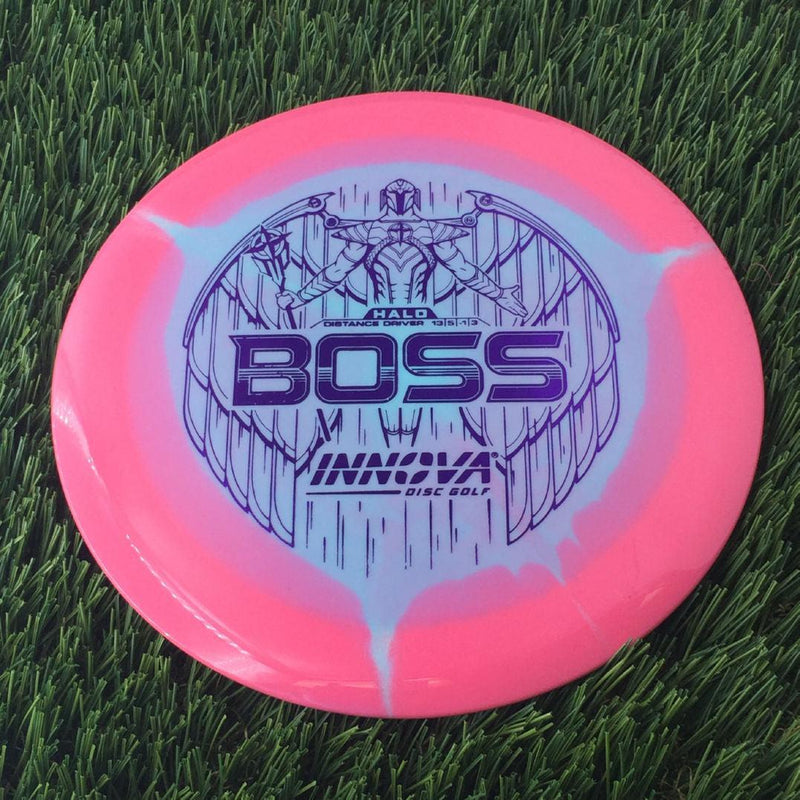 Innova Halo Star Boss with Burst Logo Stock Stamp - 162g Bluish Pink