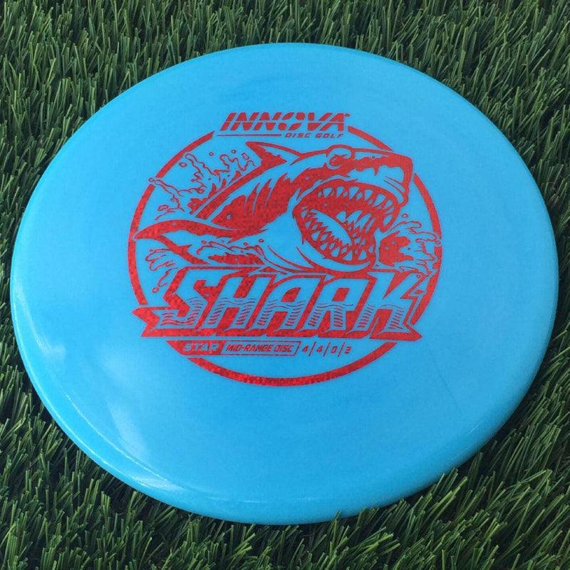 Innova Star Shark with Burst Logo Stock Stamp - 164g Blue