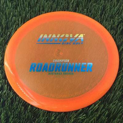 Innova Champion Roadrunner with Burst Logo Stock Stamp - 148g - Translucent Orange