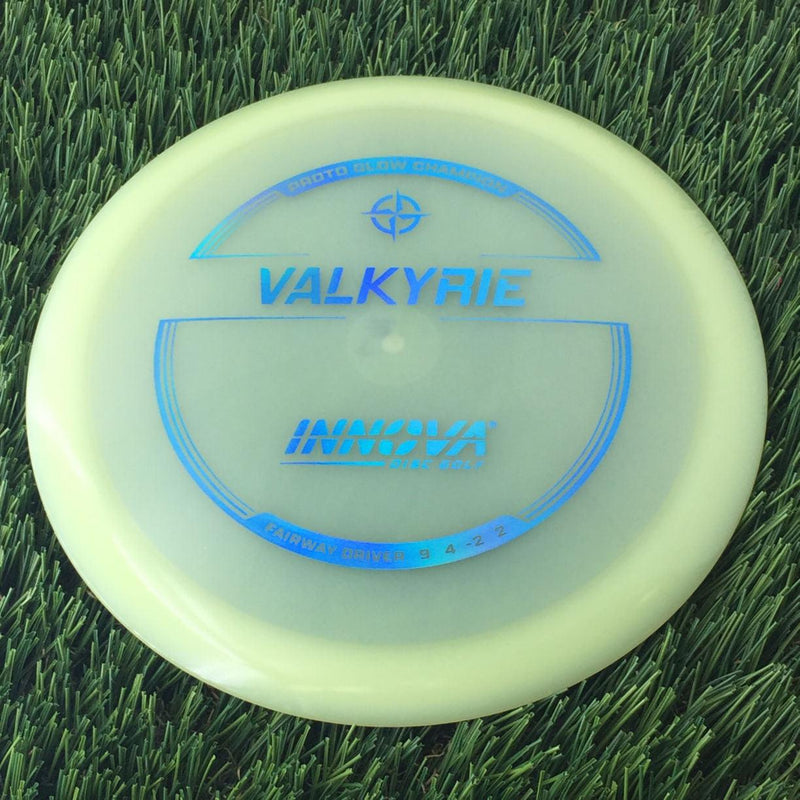 Innova Proto Glow Champion Valkyrie with Burst Logo Stock Stamp - 167g - Translucent Glow