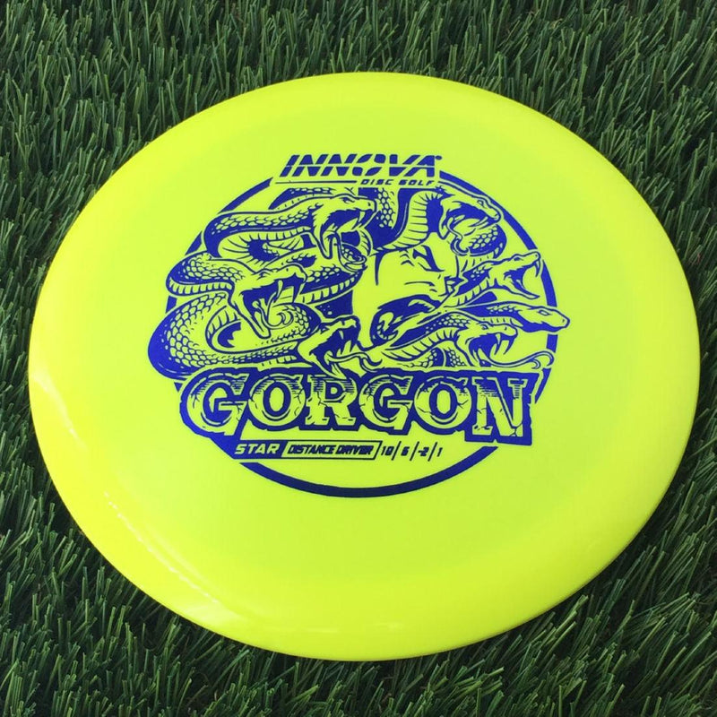 Innova Star Gorgon with Burst Logo Stock Stamp - 175g Yellow