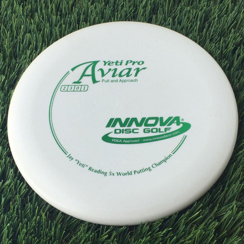 Innova Pro Yeti Aviar with Jay Yeti Reading 5x World Putting Champion Stamp - 164g White