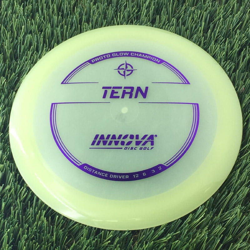 Innova Proto Glow Champion Tern with Burst Logo Stock Stamp - 169g - Translucent Glow