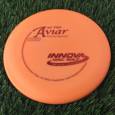 Innova Pro KC Aviar with Ken Climo 12x PDGA World Disc Golf Champion Stamp - 162g Orange