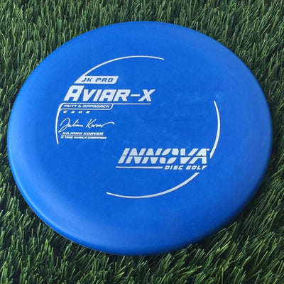 Innova Pro JK Aviar-x with Juliana Korver - 5 Time World Champion Stamp - 169g Blue