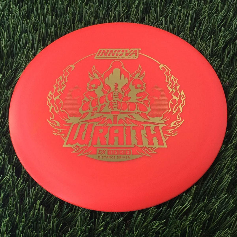 Innova DX Wraith with Burst Logo Stock Stamp - 159g Bright Red