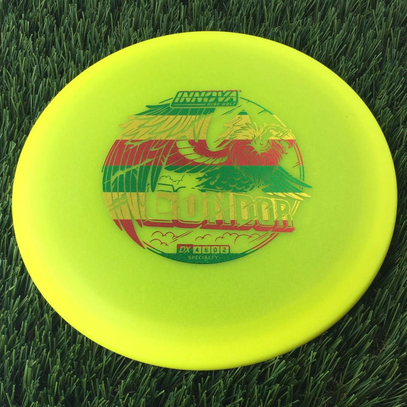 Innova DX Condor with Burst Logo Stock Stamp - 132g Yellow