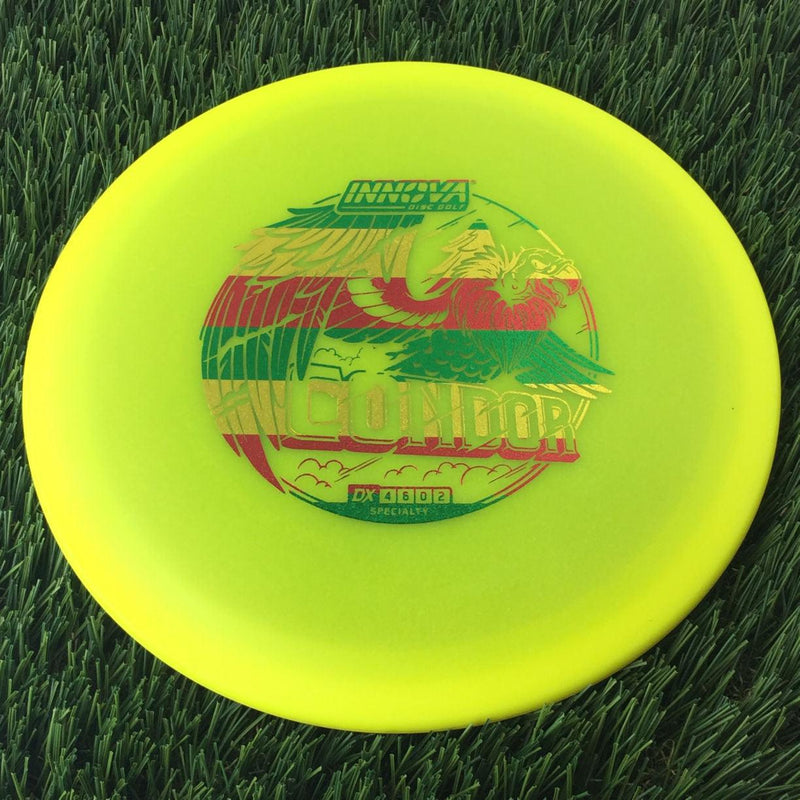 Innova DX Condor with Burst Logo Stock Stamp - 132g Yellow