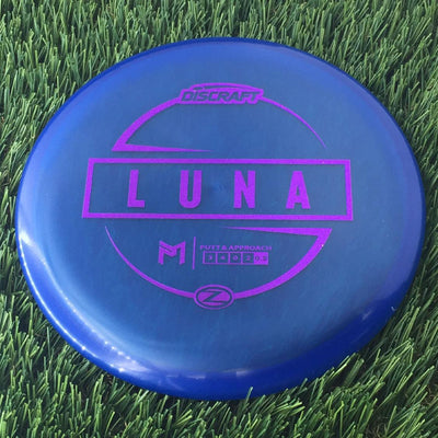 Discraft Elite Z Luna with PM Logo Stock Stamp Stamp - 172g - Translucent Blue