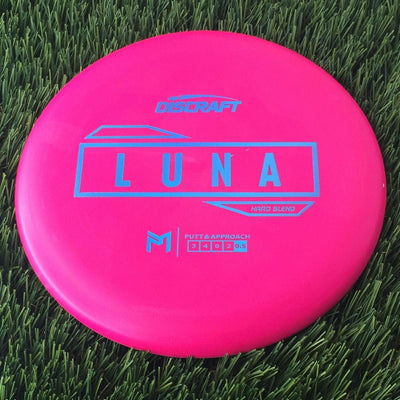 Discraft Putter Line Hard Luna with PM Logo Stock Stamp Stamp - 169g Pink