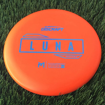 Discraft Putter Line Hard Luna with PM Logo Stock Stamp Stamp - 169g Orange