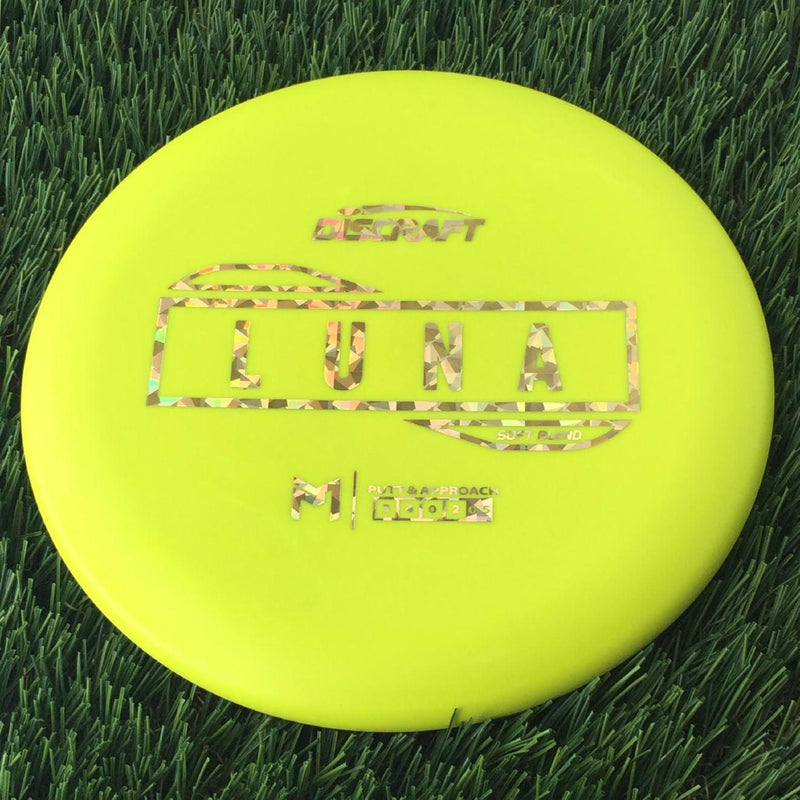 Discraft Putter Line Soft Luna with PM Logo Stock Stamp Stamp - 174g Yellow