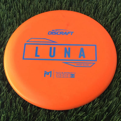 Discraft Putter Line Hard Luna with PM Logo Stock Stamp Stamp - 173g Orange