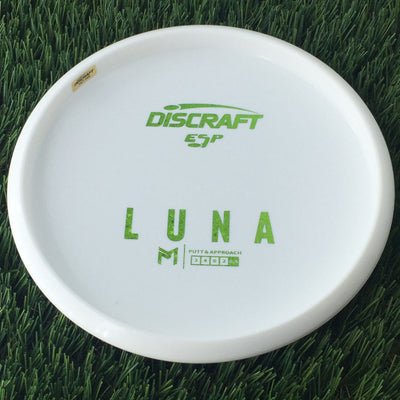 Discraft ESP Luna with Dye Line Blank Top Bottom Stamp - 169g White