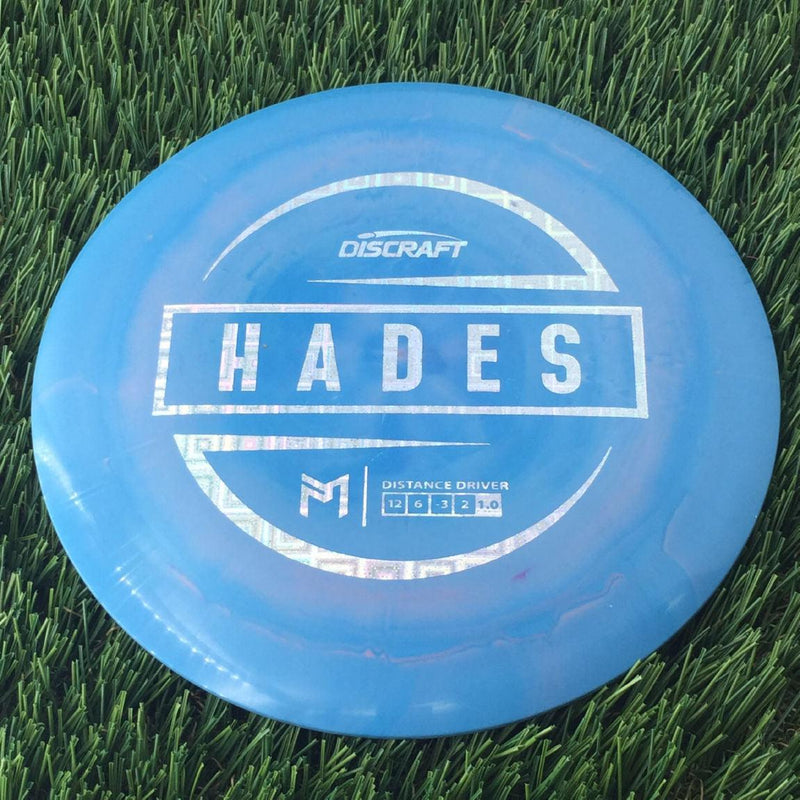 Discraft ESP Hades with PM Logo Stock Stamp Stamp - 169g Blue