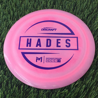 Discraft ESP Hades with PM Logo Stock Stamp Stamp - 159g Pink