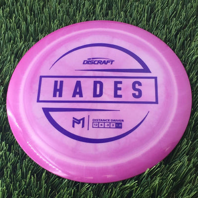 Discraft ESP Hades with PM Logo Stock Stamp Stamp - 159g Purple