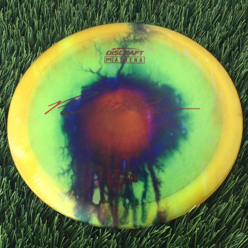 Discraft Elite Z Fly-Dyed Athena with Paul McBeth Large Signature Stamp - 169g - Translucent Dyed