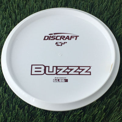 Discraft ESP Buzzz with Dye Line Blank Top Bottom Stamp - 169g White