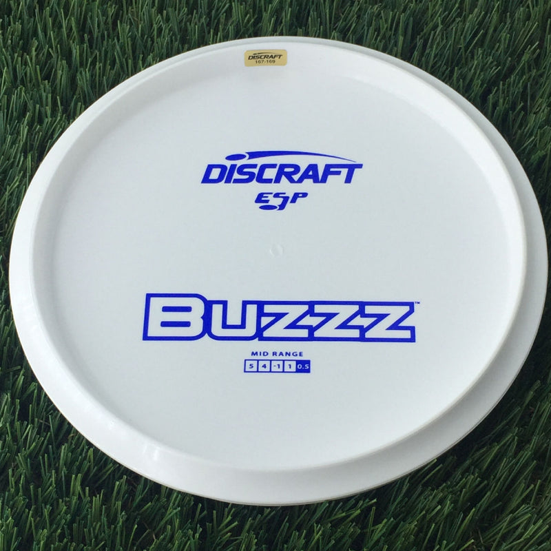 Discraft ESP Buzzz with Dye Line Blank Top Bottom Stamp - 169g White