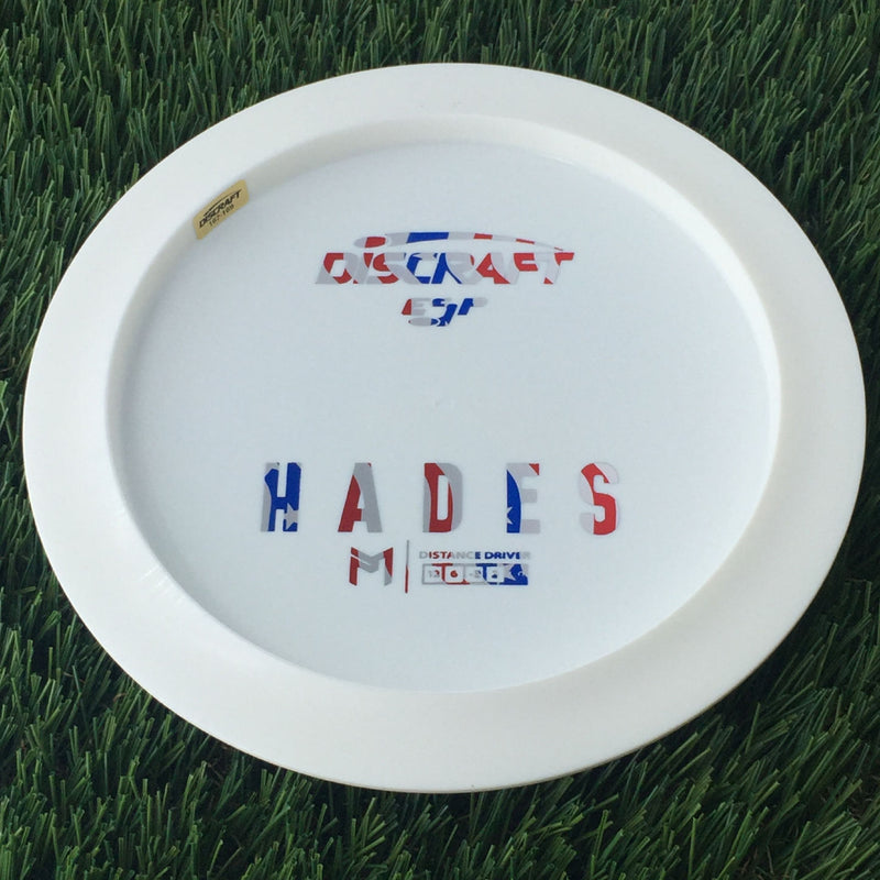 Discraft ESP Hades with Dye Line Blank Top Bottom Stamp - 169g White