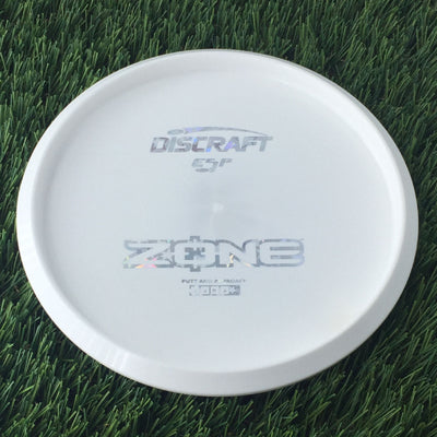 Discraft ESP Zone with Dye Line Blank Top Bottom Stamp - 174g White