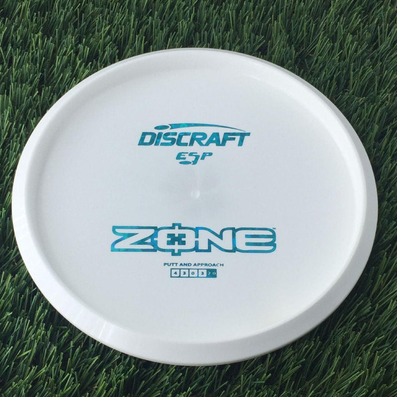 Discraft ESP Zone with Dye Line Blank Top Bottom Stamp - 174g White